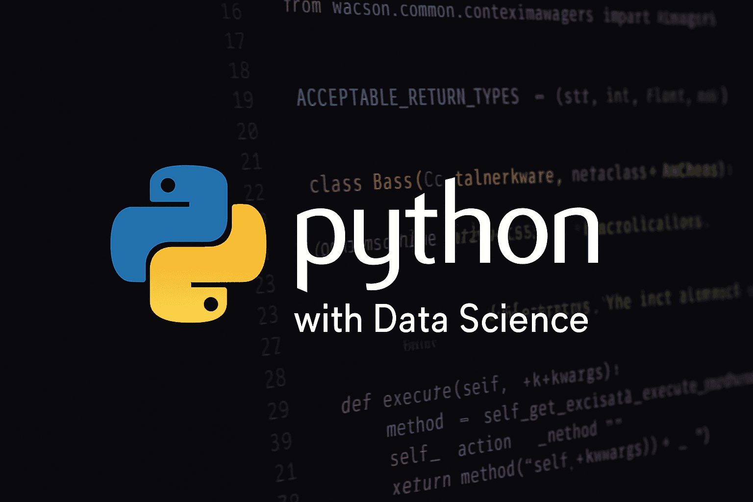 Python with Data Science